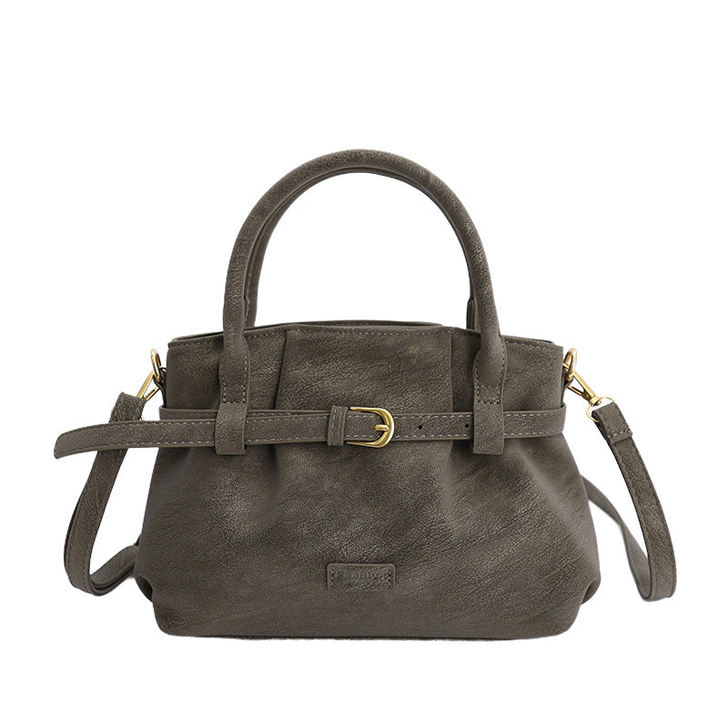 Sarah Express Matte Finish Horizontal Square Crossbody Bag