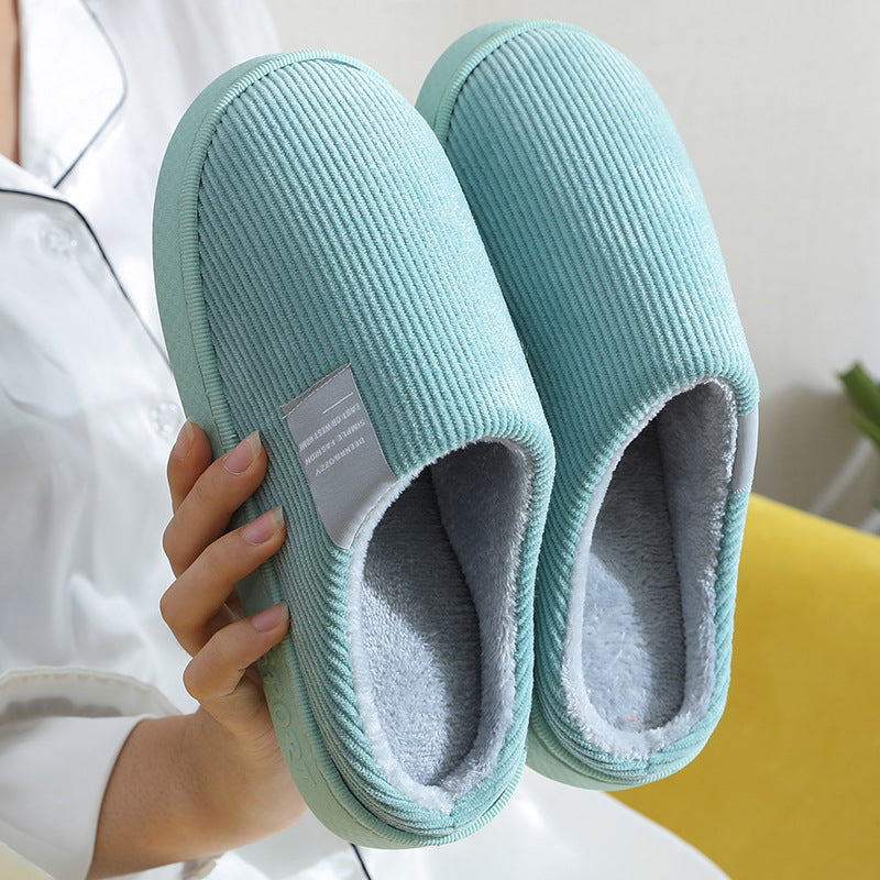 Sarah Express Unisex Corduroy Slip-On Home Slippers