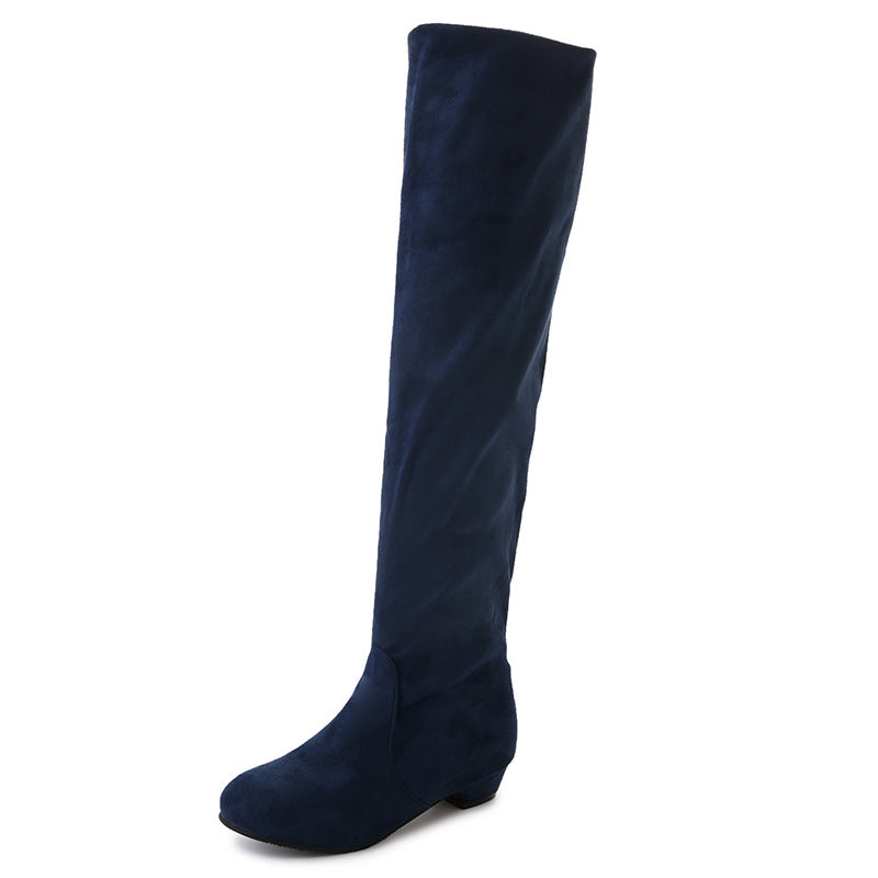 Sarah Express Over-the-Knee Chunky Heel Boots