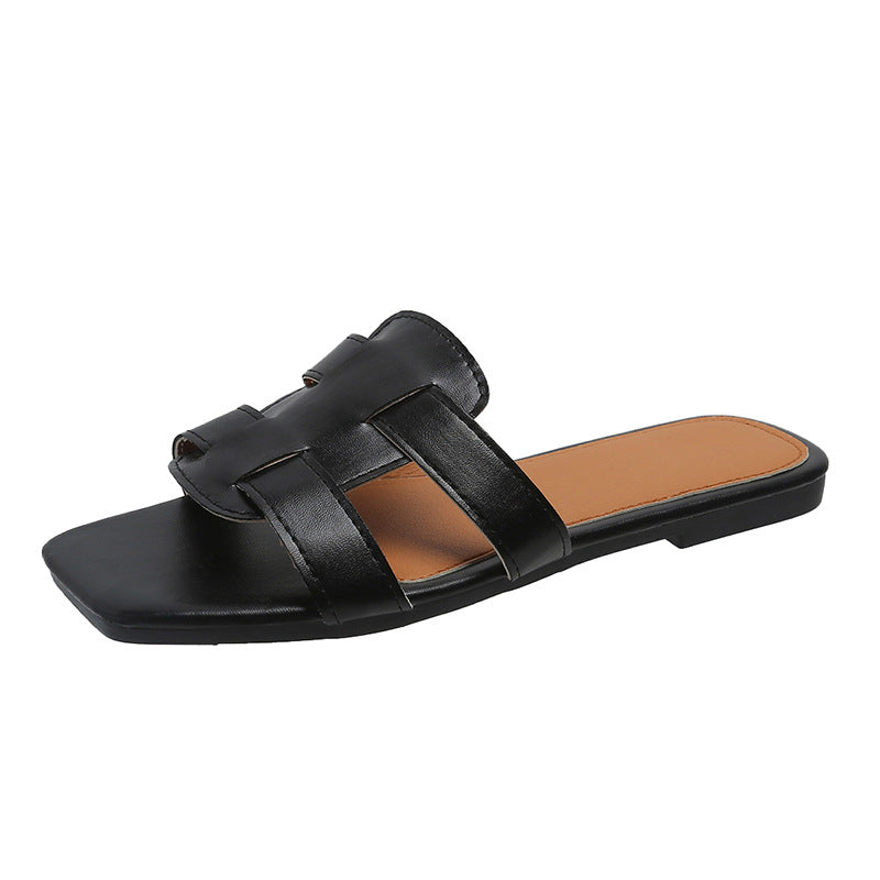 Sarah Express Braided Strap Flat Sandals