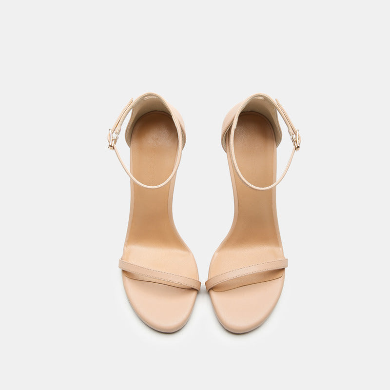 Sarah Express Platform Stiletto Ankle Strap Sandals