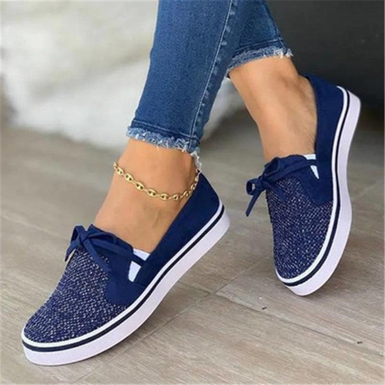 Sarah Express Women's Casual Low Top Flat Shoes