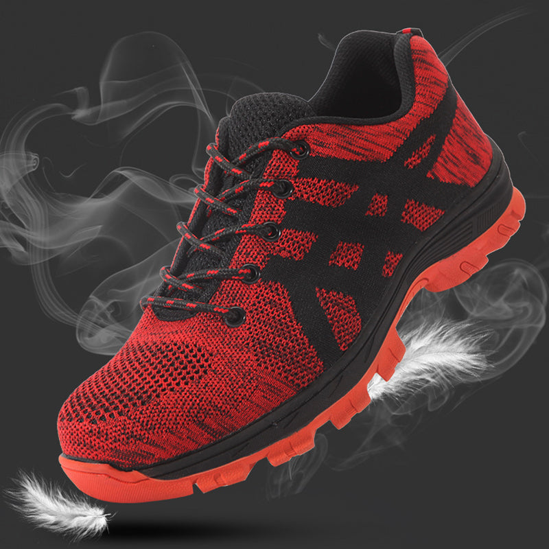 Sarah Express Steel Toe Breathable Mesh Work Sneakers