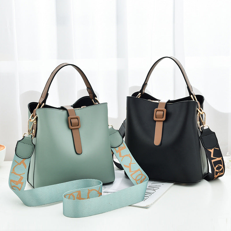 Sarah Express Structured Bucket Bag with Contrast Details