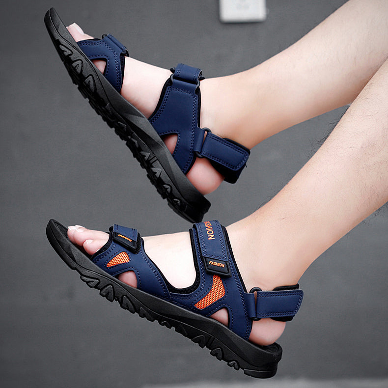 Sarah Express Men's Breathable Velcro Beach Sandals