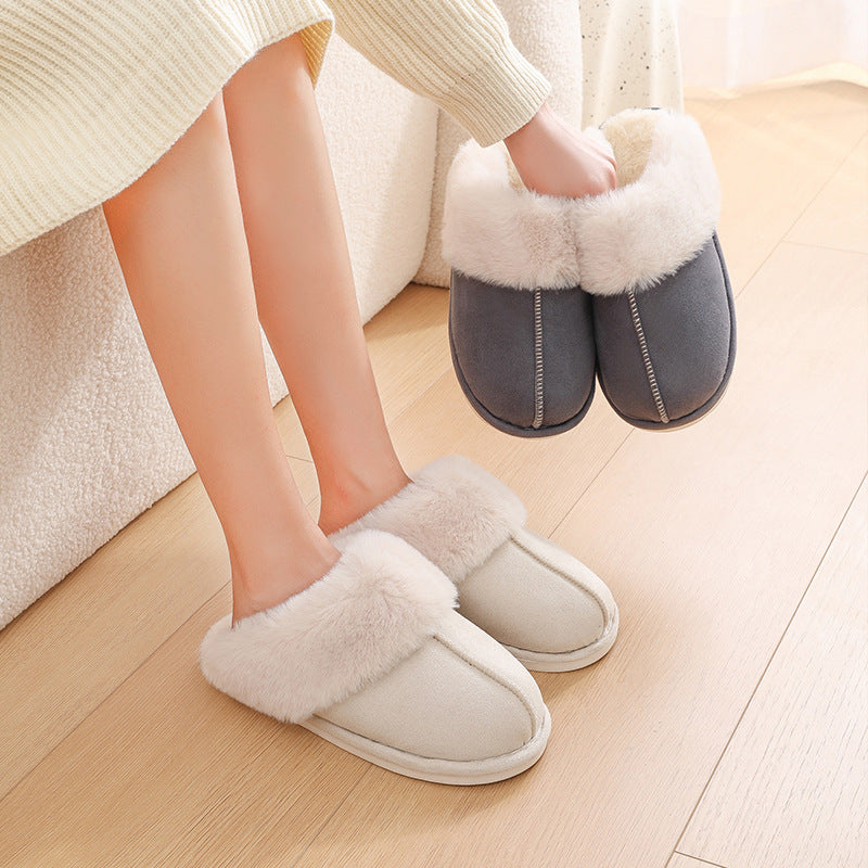 Sarah Express Plush Fur Lined Indoor House Slippers