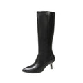 Sarah Express Women's Over-the-Knee Pointed Toe Stiletto Boots Black