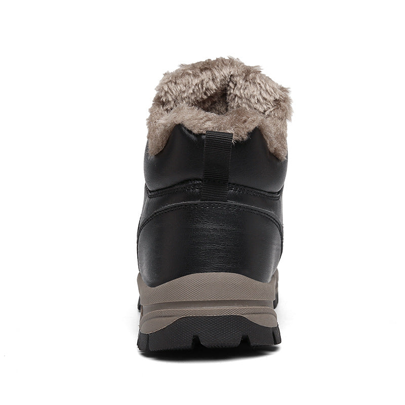 Sarah Express Men's Warm Plush Lined Winter Boots