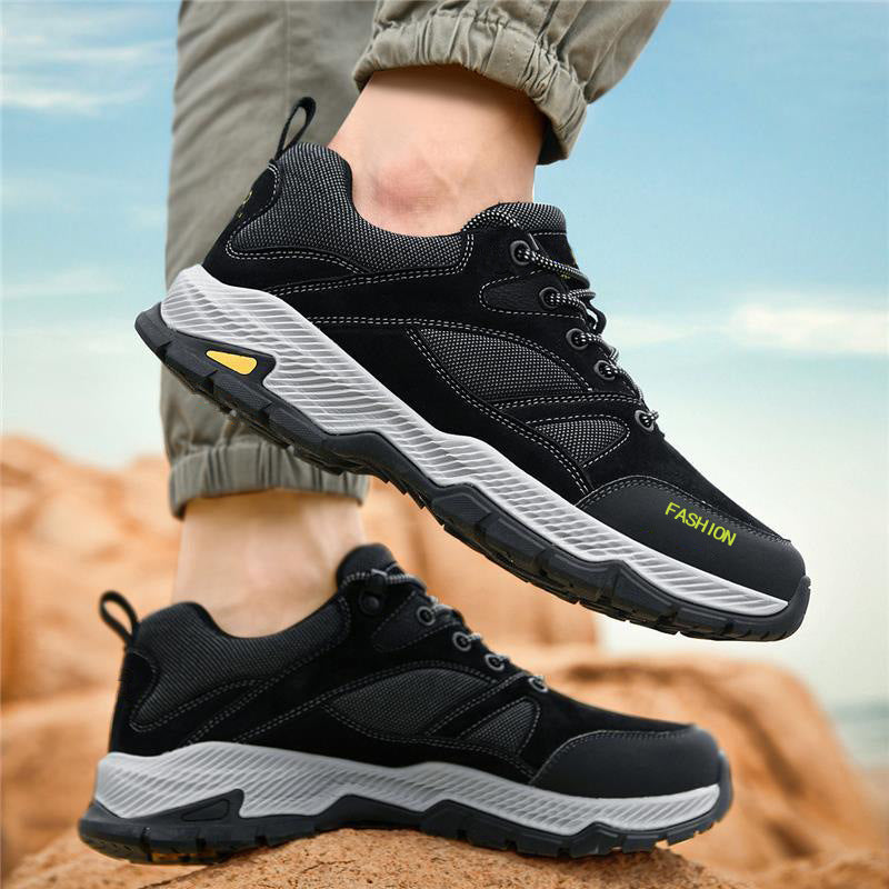 Sarah Express Men's Breathable Lace-Up Outdoor Sneakers