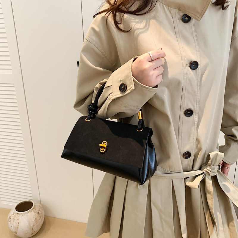 Sarah Express Vintage Patchwork PU Leather Crossbody Bag