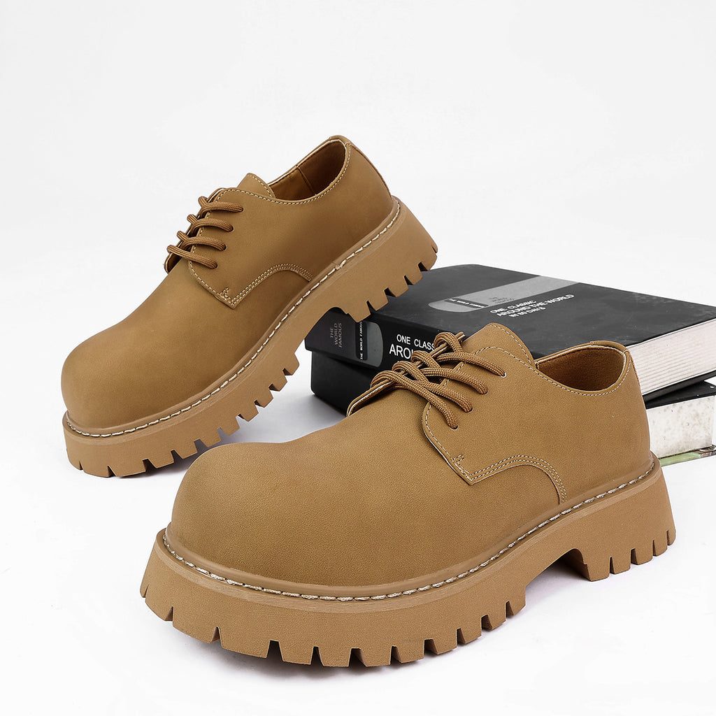 Sarah Express British Style Height Increasing Derby Shoes
