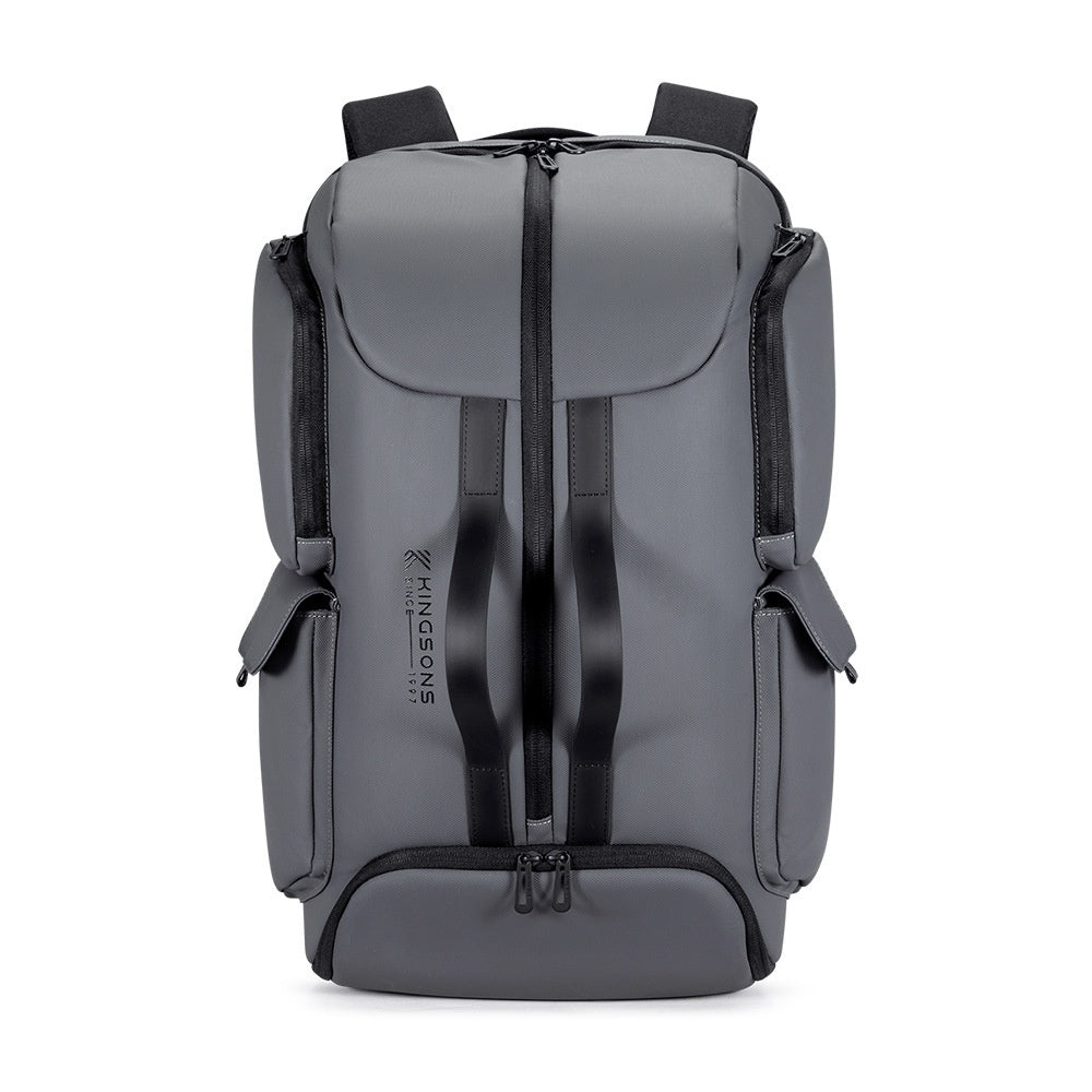 Sarah Express Modern Business Laptop Backpack Dark Gray Dark Gray