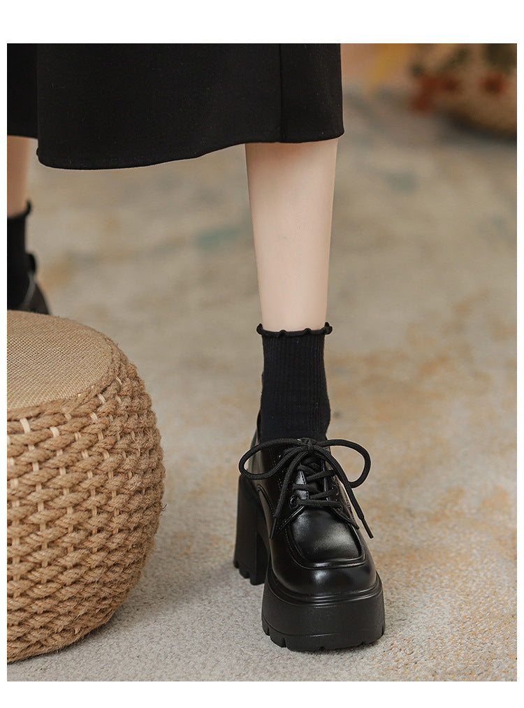 Sarah Express Chunky Lace-Up Platform Loafers