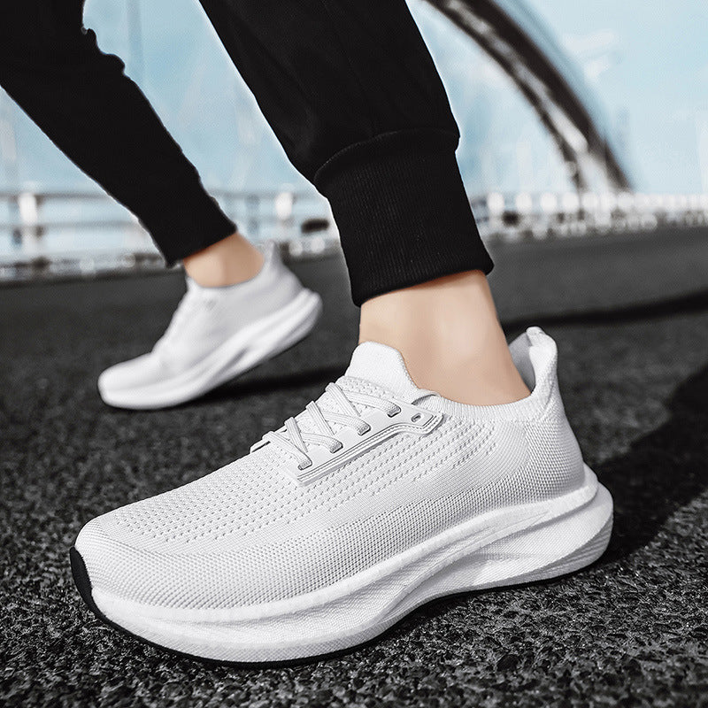 Sarah Express Men's Wide-Toe Breathable Mesh Sneakers