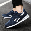Sarah Express Men's Low-Top Lace-Up Casual Sneakers Dark Blue