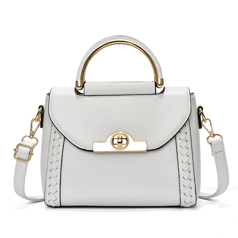Sarah Express Woven Detail Structured Crossbody Travel Bag