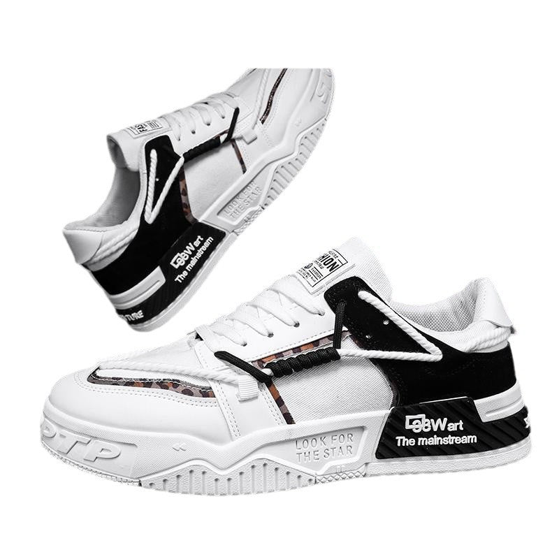 Sarah Express Men's Thick-Soled Canvas Casual Sneakers