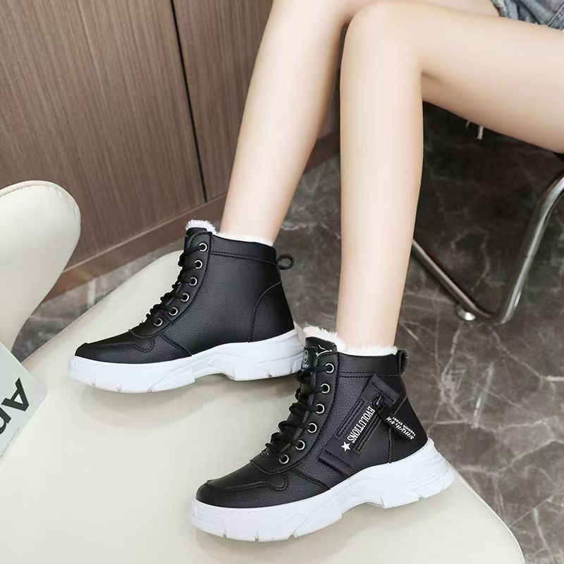 Sarah Express Fleece-Lined Waterproof Winter Sneakers