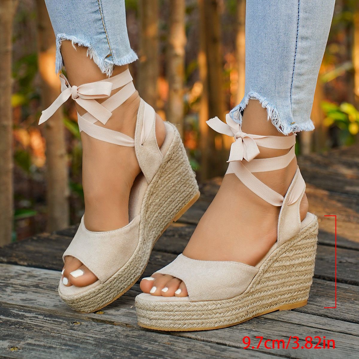 Sarah Express Wrap-Strap Open-Toe High-Heel Sandals