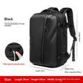 Sarah Express Large Capacity Expandable Oxford Travel Backpack Black 19 Inches