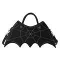 Sarah Express Spider Web Gothic Crossbody Handbag Black
