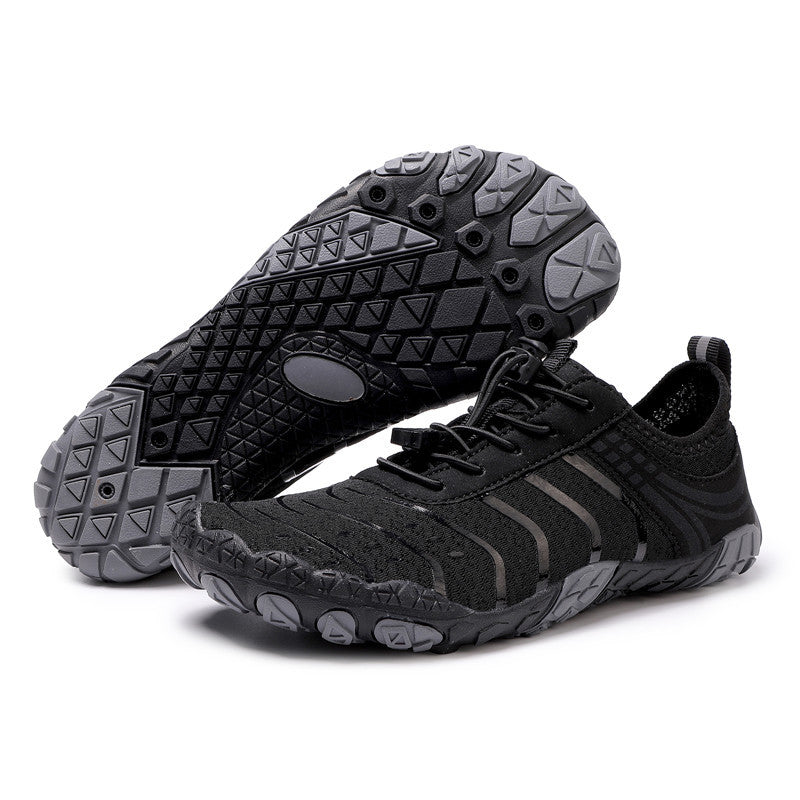 Sarah Express Unisex Breathable Mesh Quick-Dry Water Shoes T83 black grey