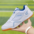 Sarah Express Flat Bottom Soccer Training Sneakers White