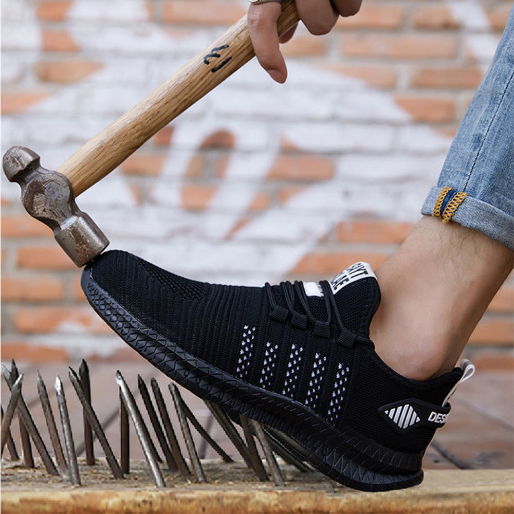 Sarah Express Breathable Steel Toe Safety Sneakers