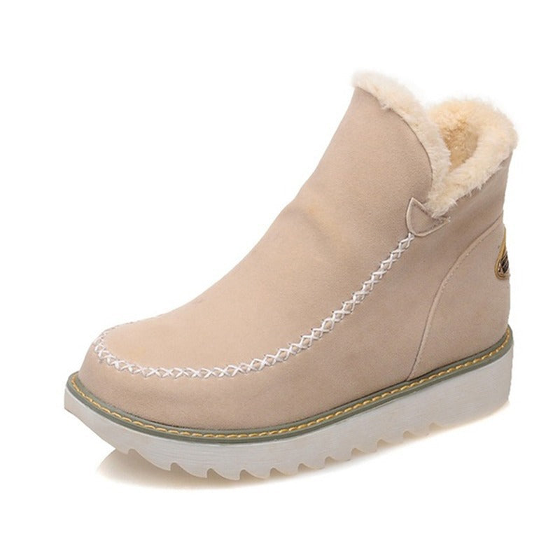 Sarah Express Plush Lined Casual Winter Snow Boots