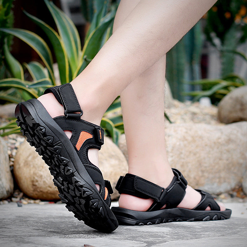 Sarah Express Men's Breathable Velcro Beach Sandals