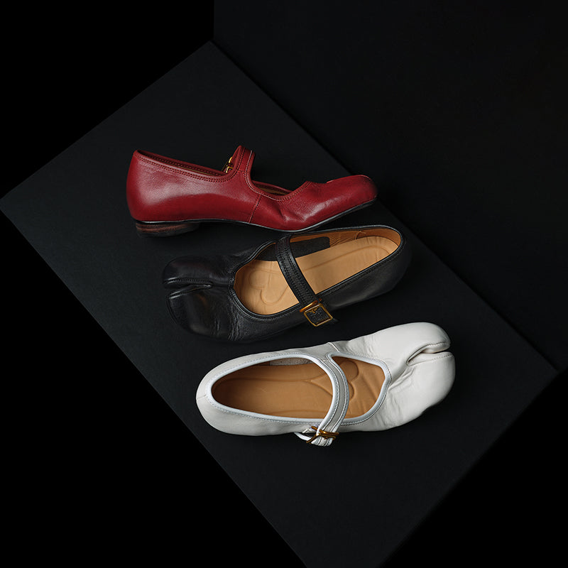 Sarah Express Split-Toe Tabi Mary Jane Flats