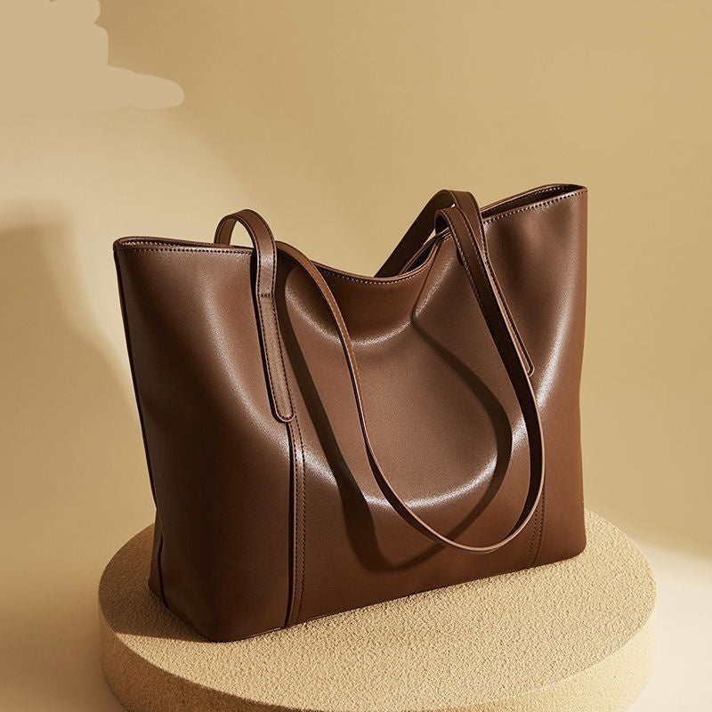 Sarah Express Large Capacity Minimalist Leather Shoulder Bag