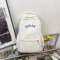 Sarah Express Nylon Casual Daily Essentials Backpack White