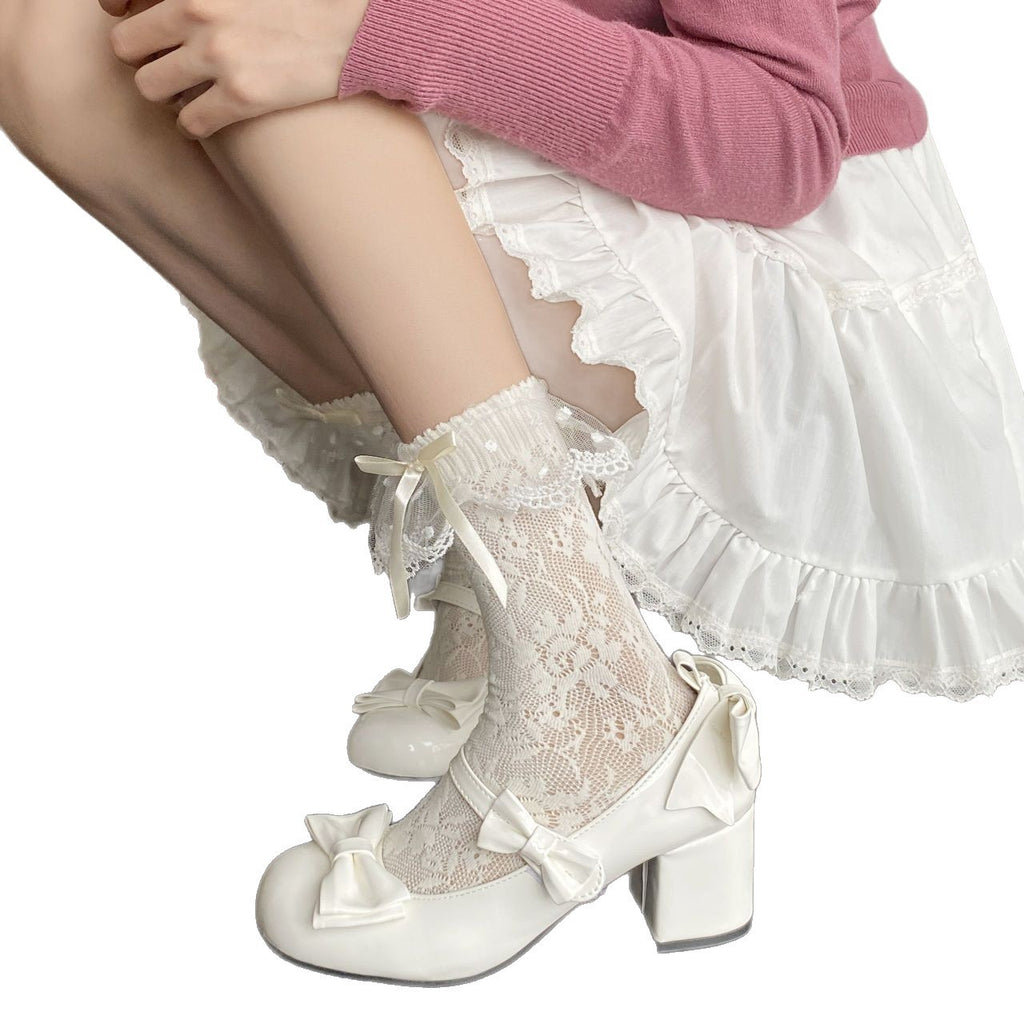Sarah Express Women's Round Toe Bow Ballet Flats