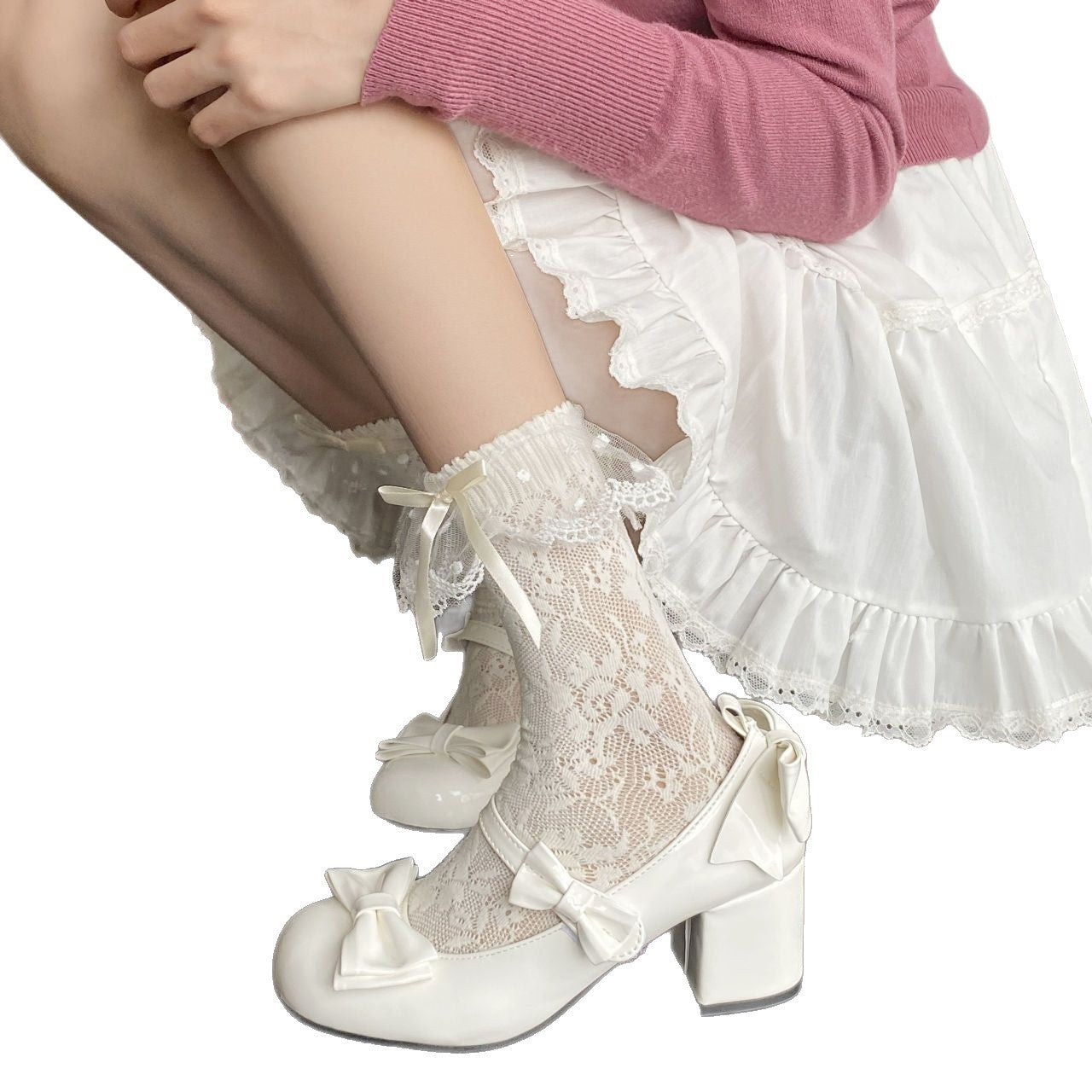 Sarah Express Women's Round Toe Bow Ballet Flats