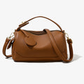 Sarah Express Textured Pillow Crossbody Shoulder Bag Dark Brown