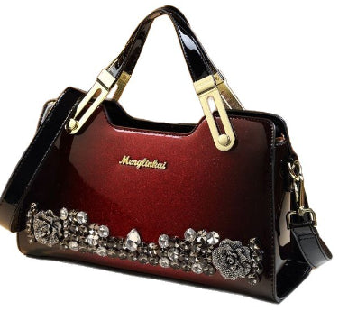 Sarah Express Studded Pillow Tote Shoulder Bag