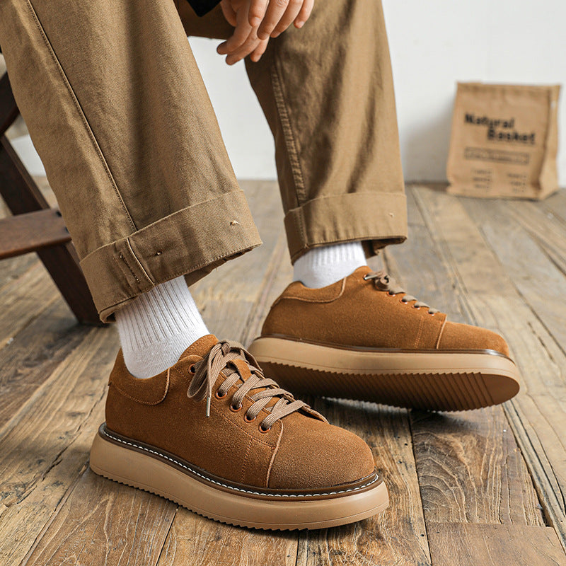 Sarah Express Retro Suede Workwear Boots For Men