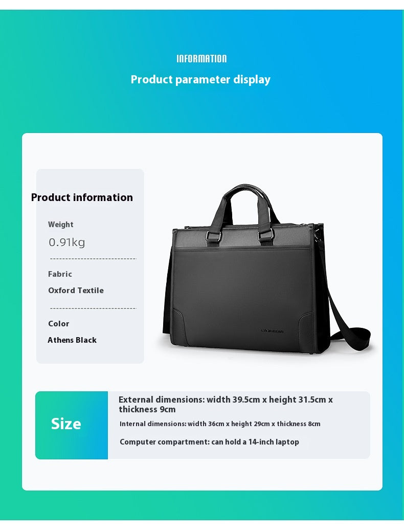 Sarah Express Business Handheld Notebook Computer Briefcase
