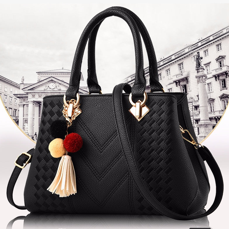 Sarah Express Structured Crossbody Handbag with Tassel Charm