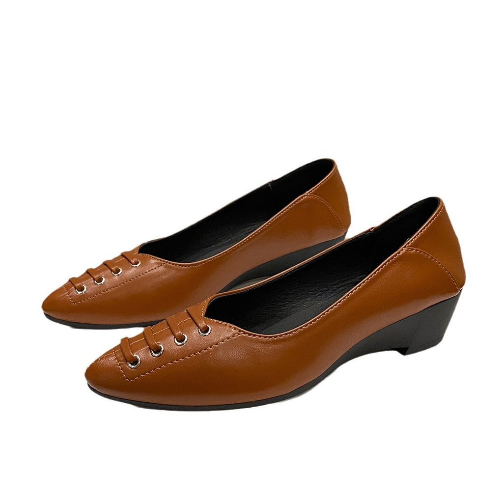 Sarah Express Women's Slip-On Wedge Loafers
