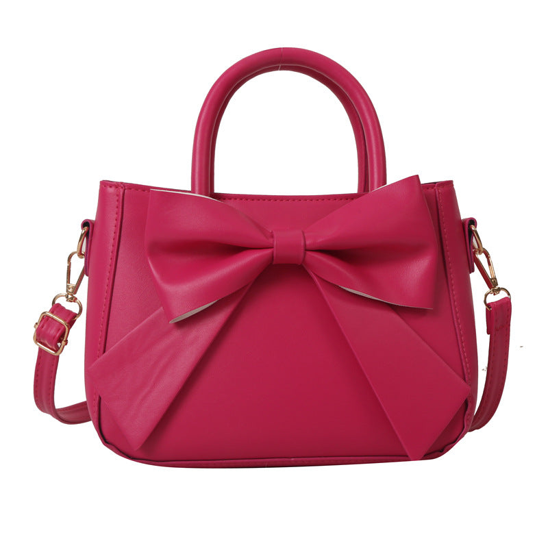 Sarah Express Retro Bow Square Crossbody Handbag