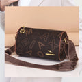 Sarah Express Premium PVC Shoulder Messenger Bag Brown