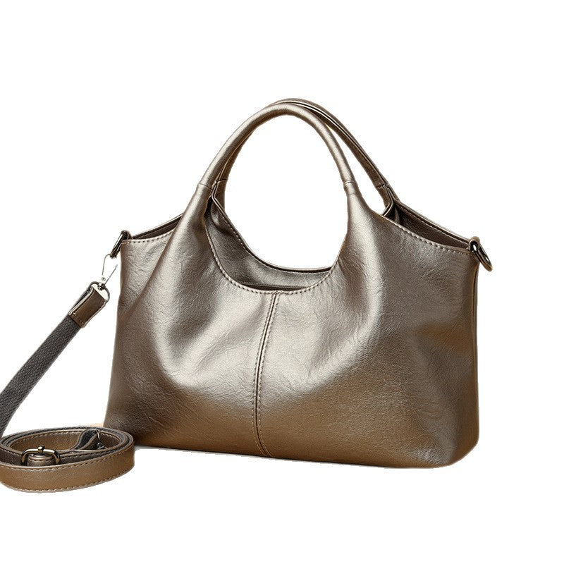 Sarah Express Structured Soft Leather Crossbody Handbag
