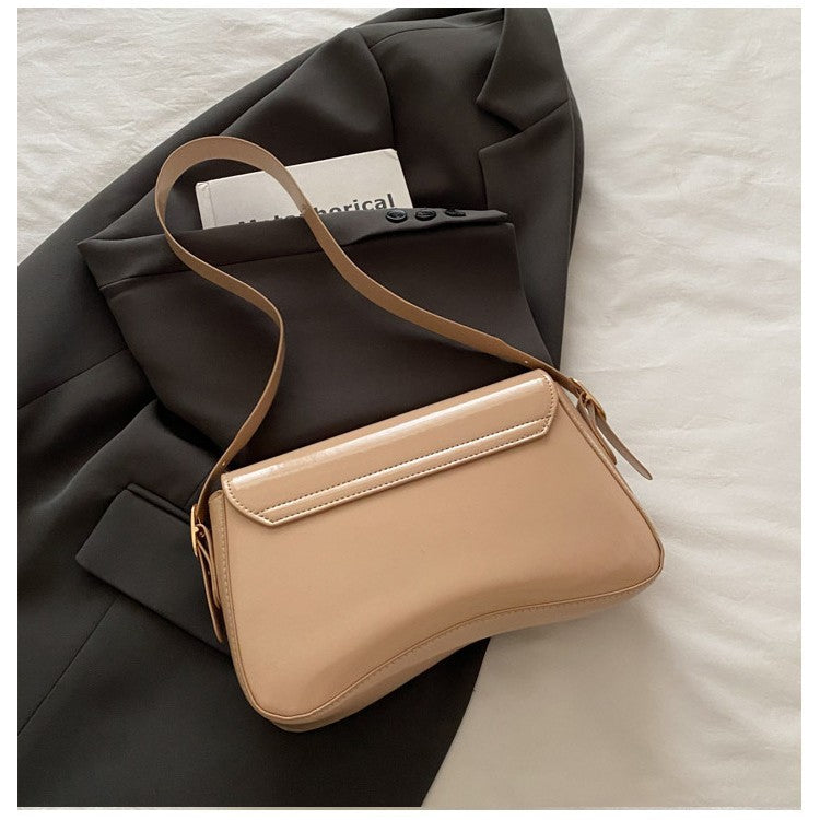 Sarah Express Minimalist PU Leather Square Shoulder Bag