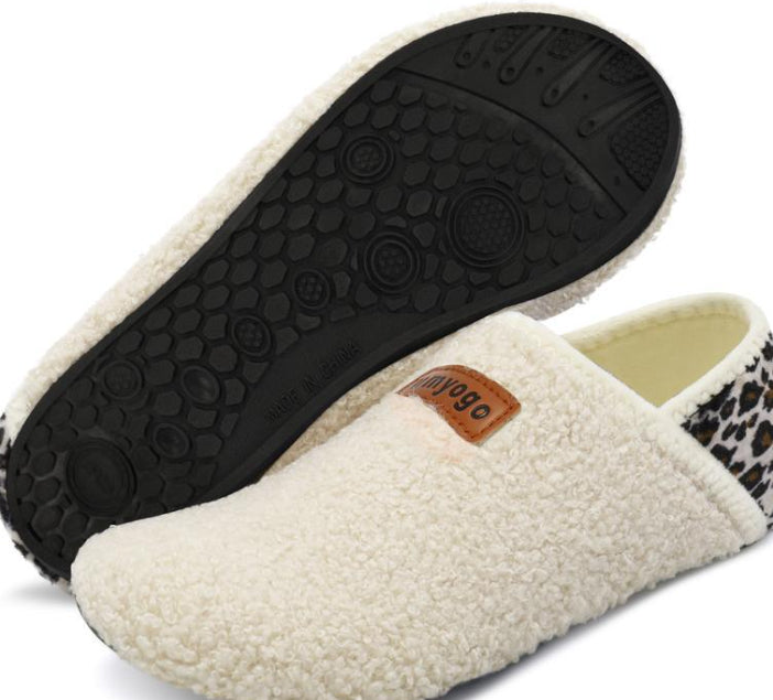 Sarah Express Crocodile-Grain Slip-On Indoor House Slippers beige