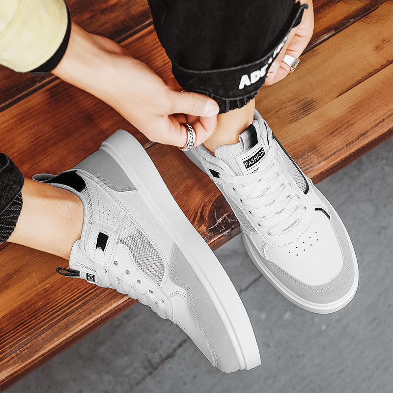 Sarah Express Color-Blocked Low-Top Retro Skate Sneakers