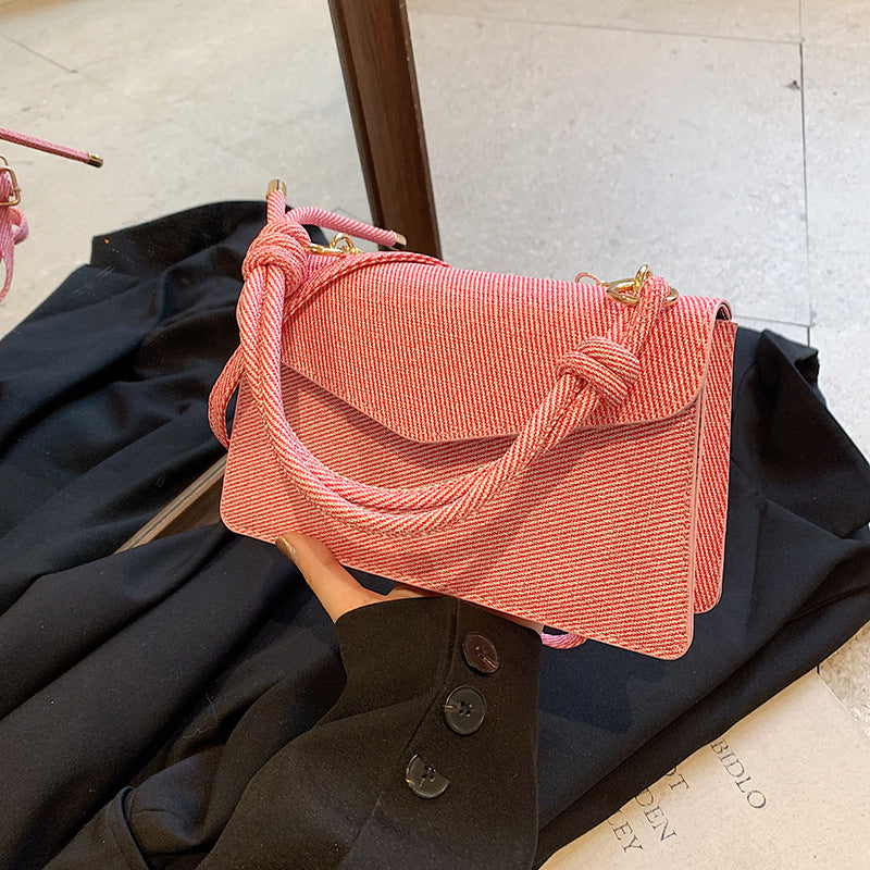 Sarah Express Korean-Style Square Flap Crossbody Bag