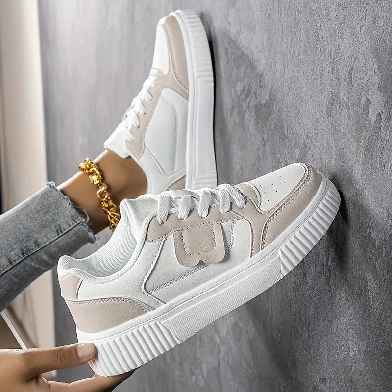 Sarah Express Women's Sporty Breathable Mesh Patchwork Sneakers