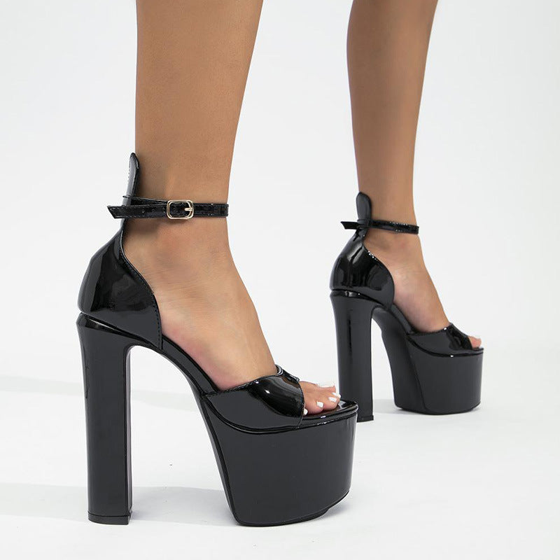 Sarah Express Waterproof Platform High Heel Sandals